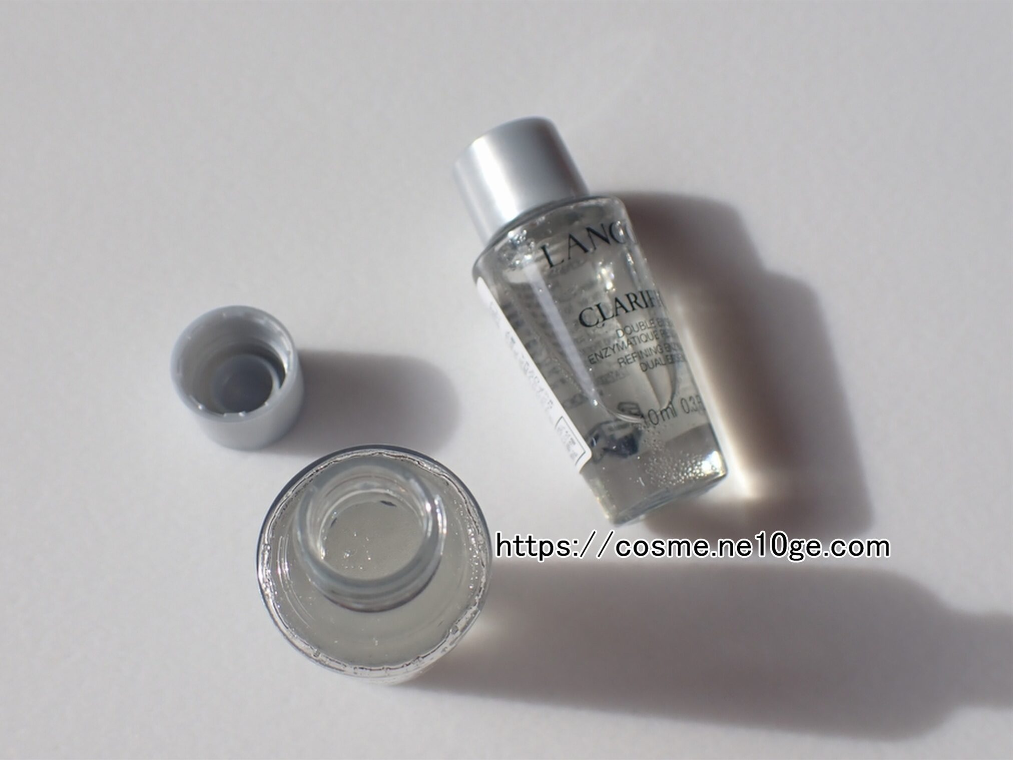 試供品のミニボトルなのでドロッパーはついていません　ランコム　LANCOME　クラリフィック 透明肌 トライアルセット